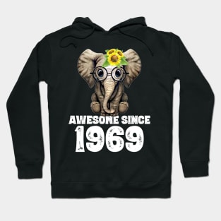 Awesome since 1969 51 Years Old Bday Gift 51th Birthday Hoodie